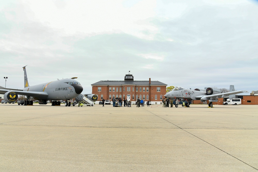 Media Day at Selfridge ANG Base for Michigan Strong Flyovers