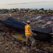 NMCB 1 Seabees conduct a cliff erosion project on board NS Rota.