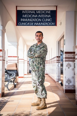 Cmdr. Javier Agraz of U.S. Naval Hospital Rota, Spain