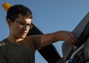 Post Flight Maintenance for UAS Grey Eagle