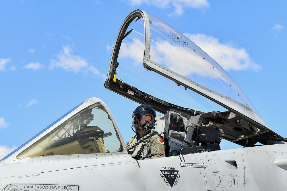 107th FS Fighter Pilot Gets Ready for Michigan Strong Flyover