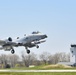 A-10 from 107th FS Takeoff for Michigan Strong Flyover