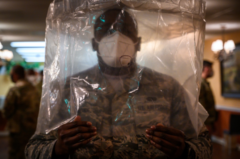 21st WMD-CST conduct mask fitting for activated NJ Guard