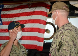 USS Roosevelt Change of Command
