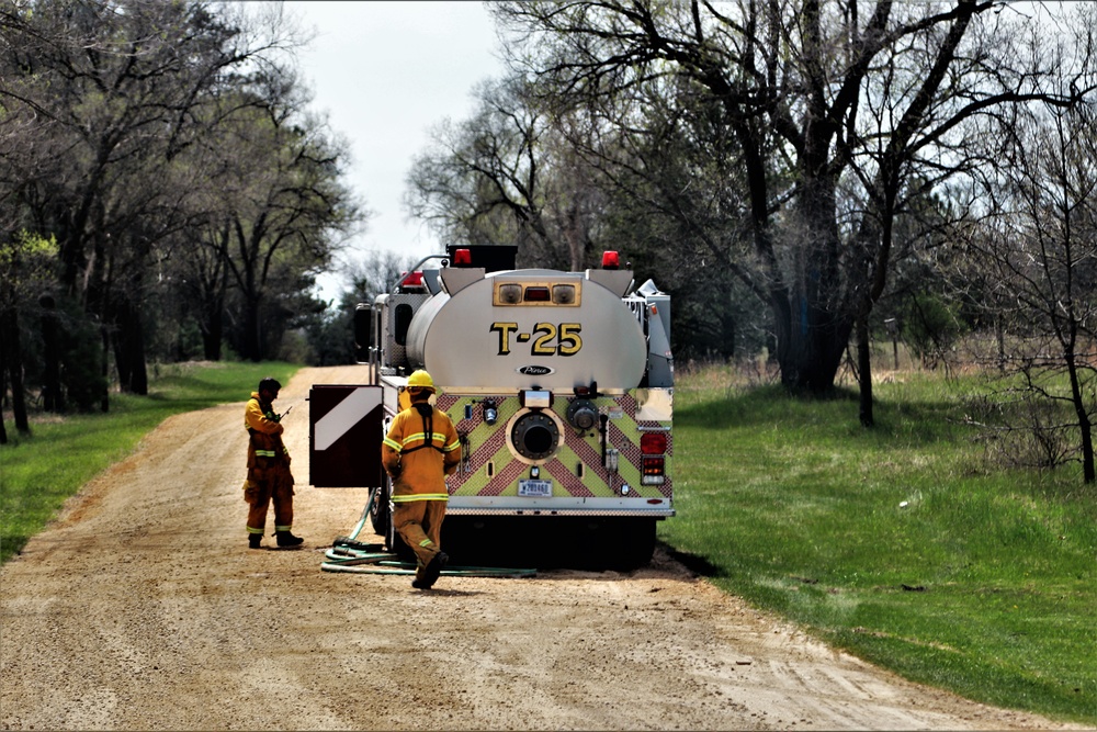 Early May prescribed burn held at Fort McCoy