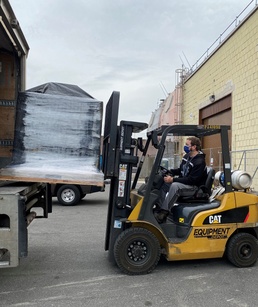 NSLC Supplies N95 Masks to USNS Comfort