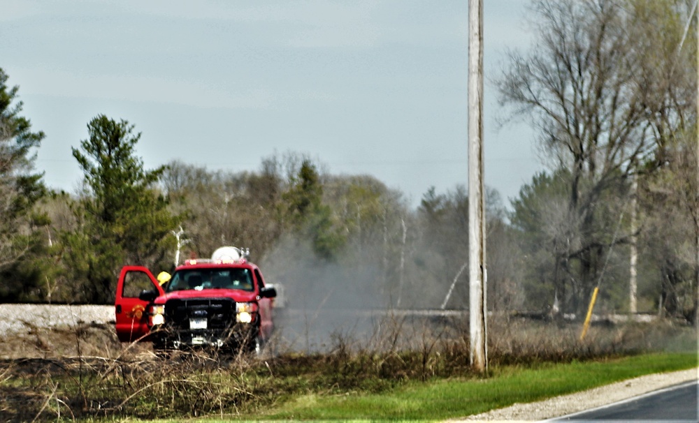 Early May prescribed burn held at Fort McCoy