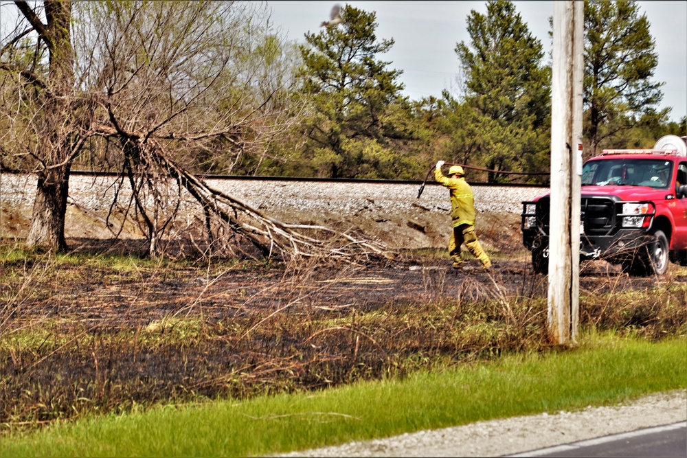Early May prescribed burn held at Fort McCoy