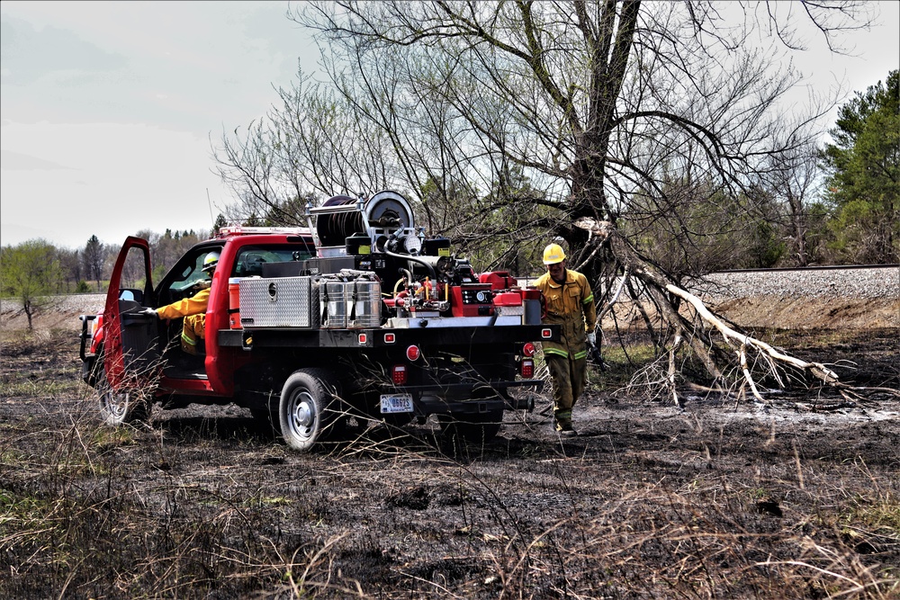 Early May prescribed burn held at Fort McCoy