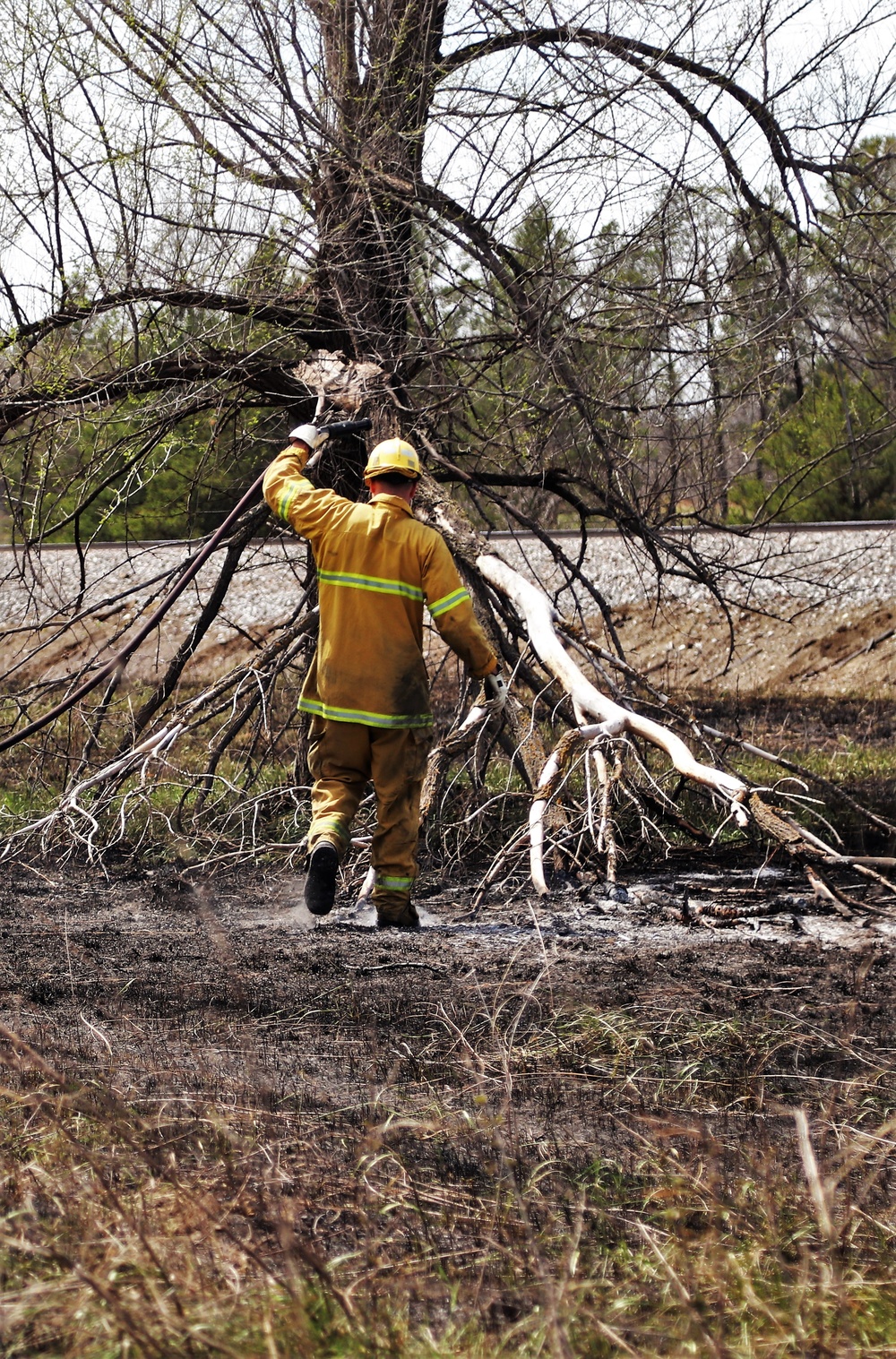 Early May prescribed burn held at Fort McCoy