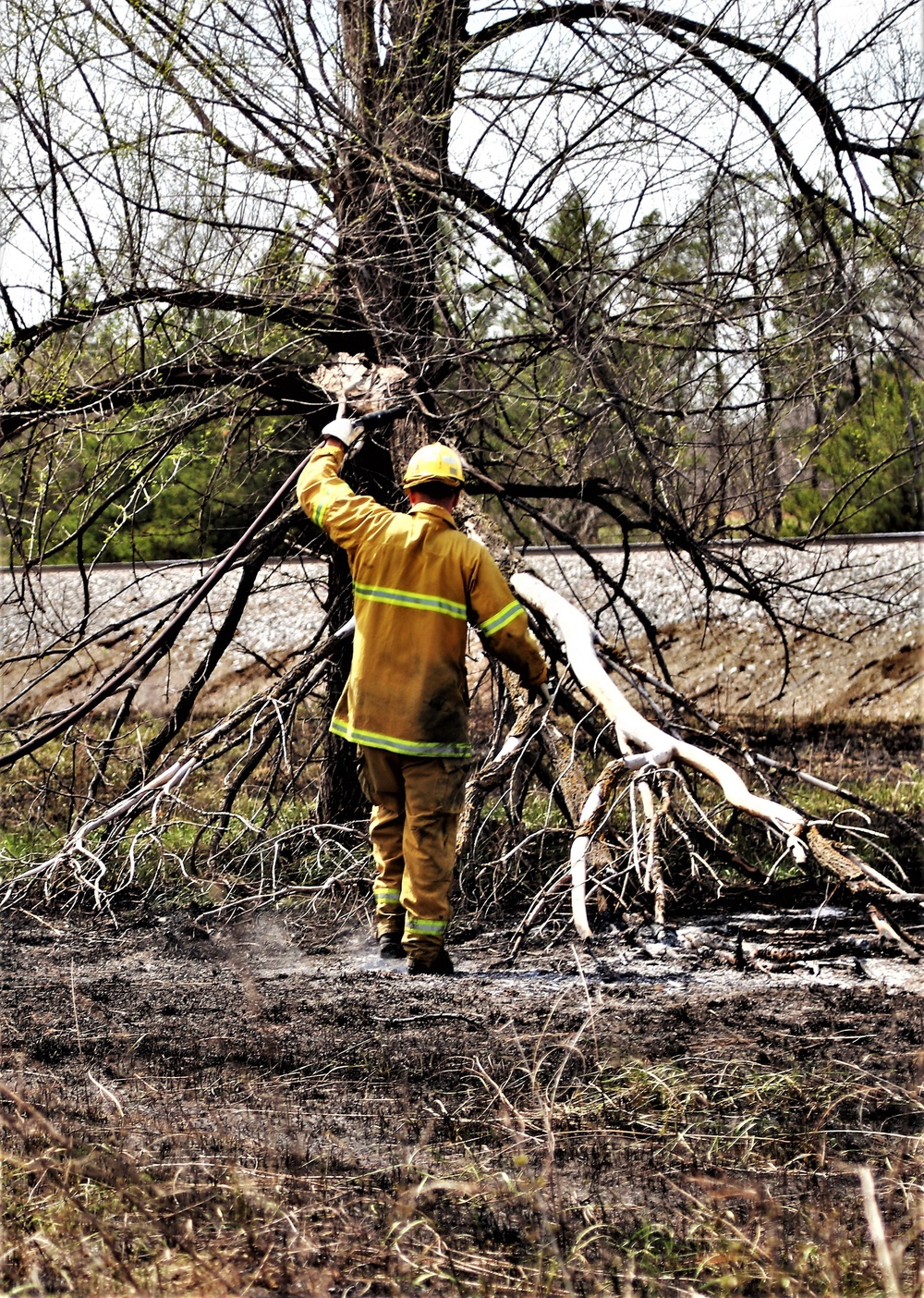 Early May prescribed burn held at Fort McCoy