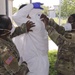 249th Transportation Company Soldiers train Joint Task Force 176 disinfection teams in proper use of PPE