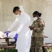 249th Transportation Company Soldiers train Joint Task Force 176 disinfection teams in proper use of PPE