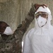 249th Transportation Company Soldiers train Joint Task Force 176 disinfection teams in proper use of PPE