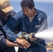 Sailors take part in damage control training