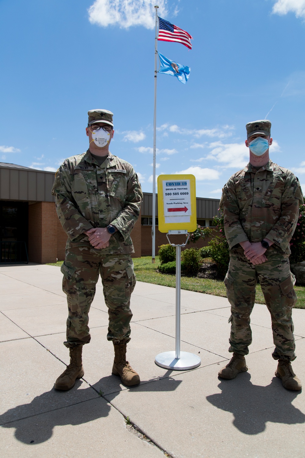 Brothers in the Oklahoma National Guard are helping combat COVID-19