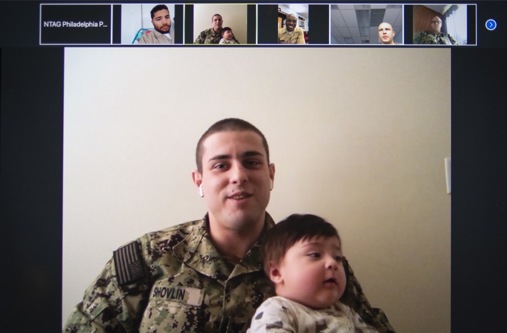 NTAG Philadelphia Sailors participate in a virtual command indoc