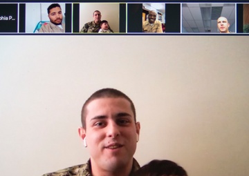 NTAG Philadelphia Sailors participate in a virtual command indoc