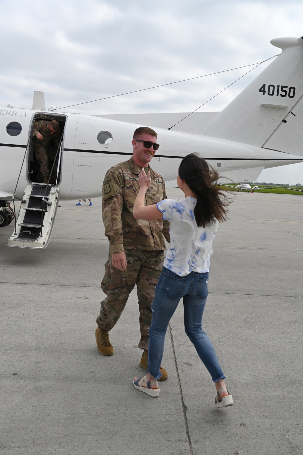 Sgt. Casey Drege returns to Fargo after deployment to southwest Asia