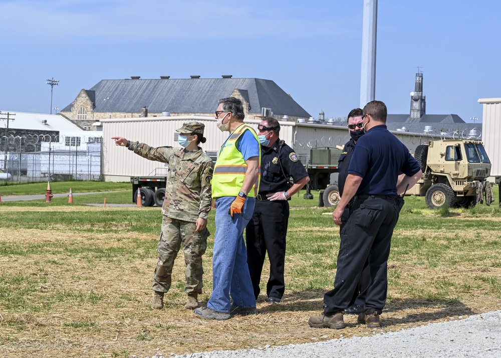 Maryland National Guard Delivers Beds to Maryland Correctional Institution - Hagerstown