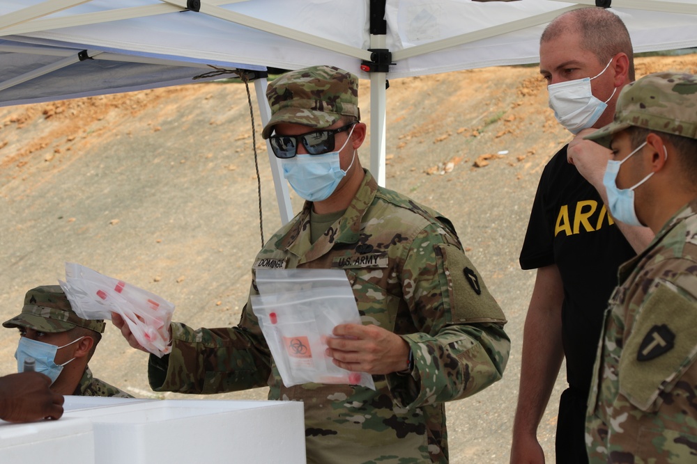 Texas National Guard Provides COVID-19 Testing to Meatpacking Plants