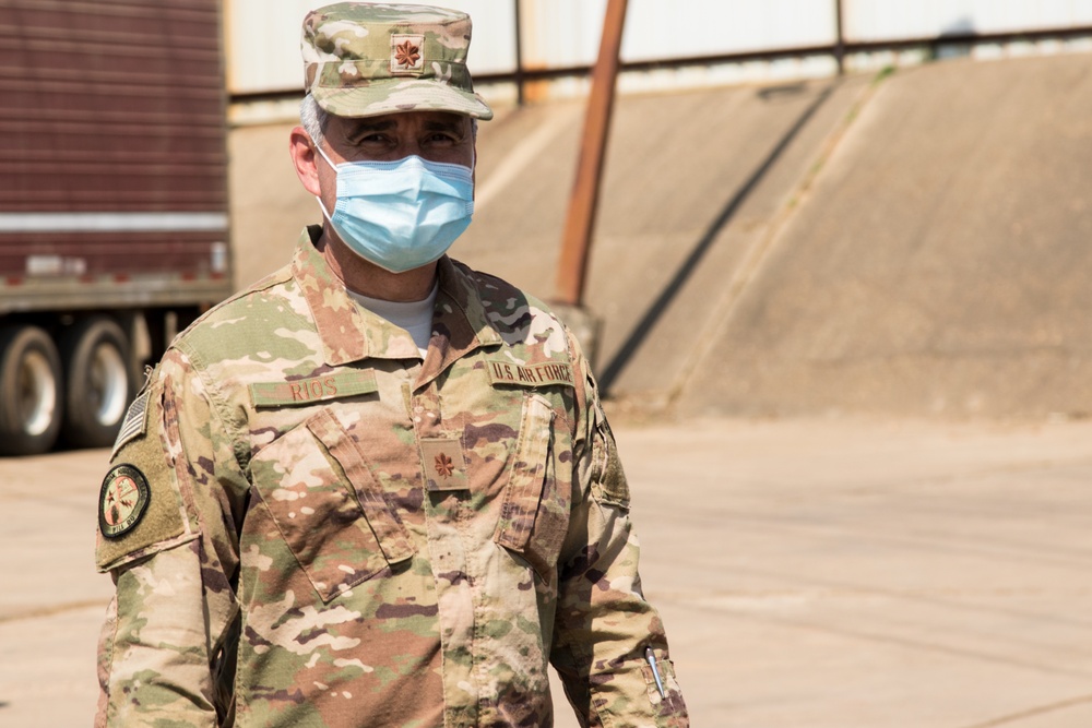 Texas National Guard Provides COVID-19 Testing to Meatpacking Plants