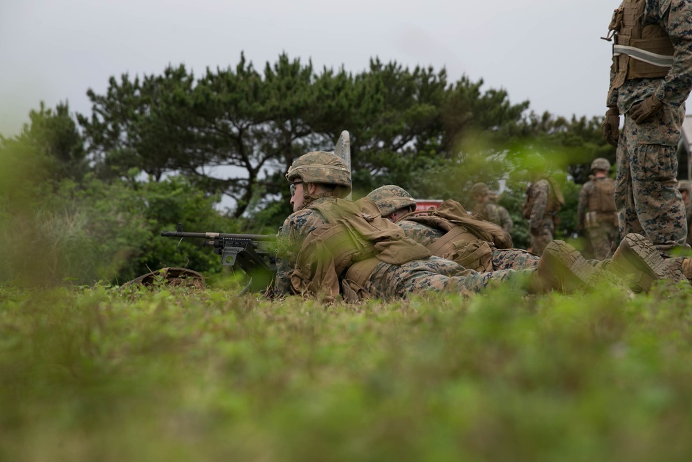 3rd Marine Division conduct 240 range