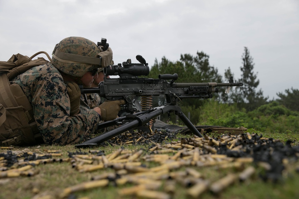 3rd Marine Division conduct 240 range