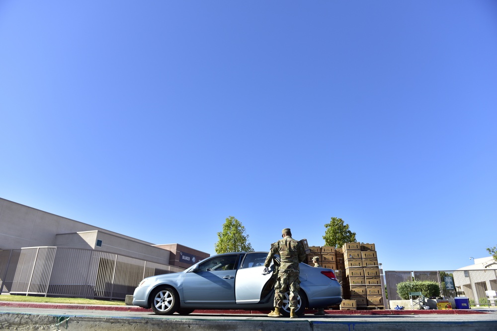 La Quinta High School food distribution