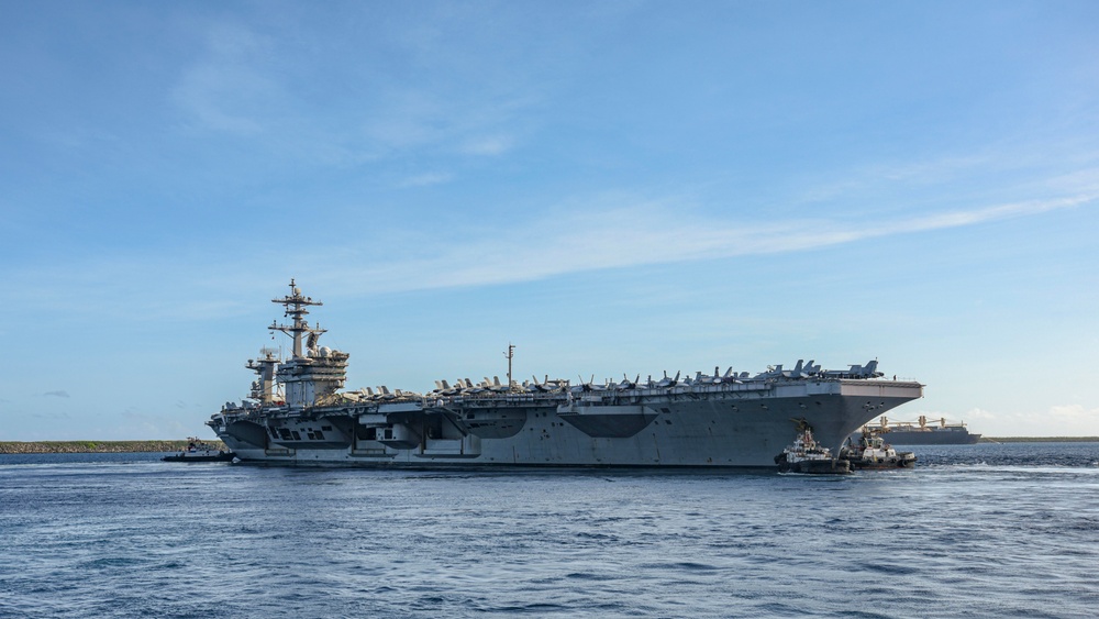 USS Theodore Roosevelt Returns to Sea