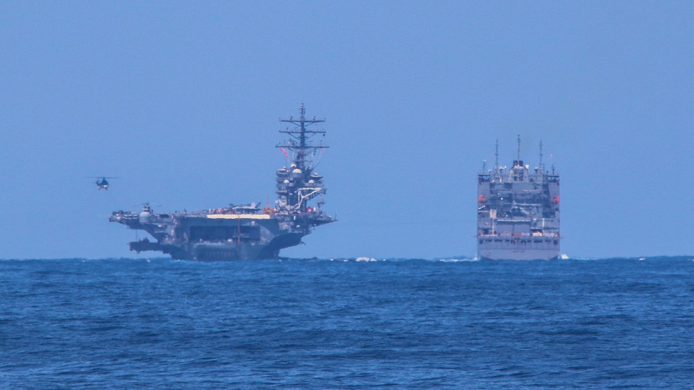 Ronald Reagan conducts Replenishment-at-Sea