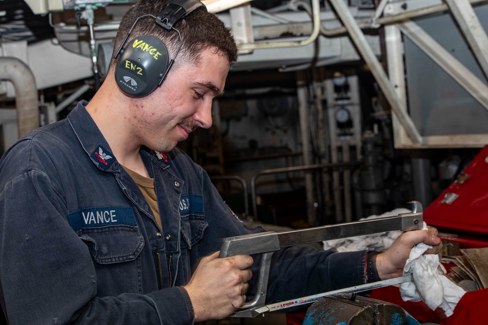 Sailor fabricates tool