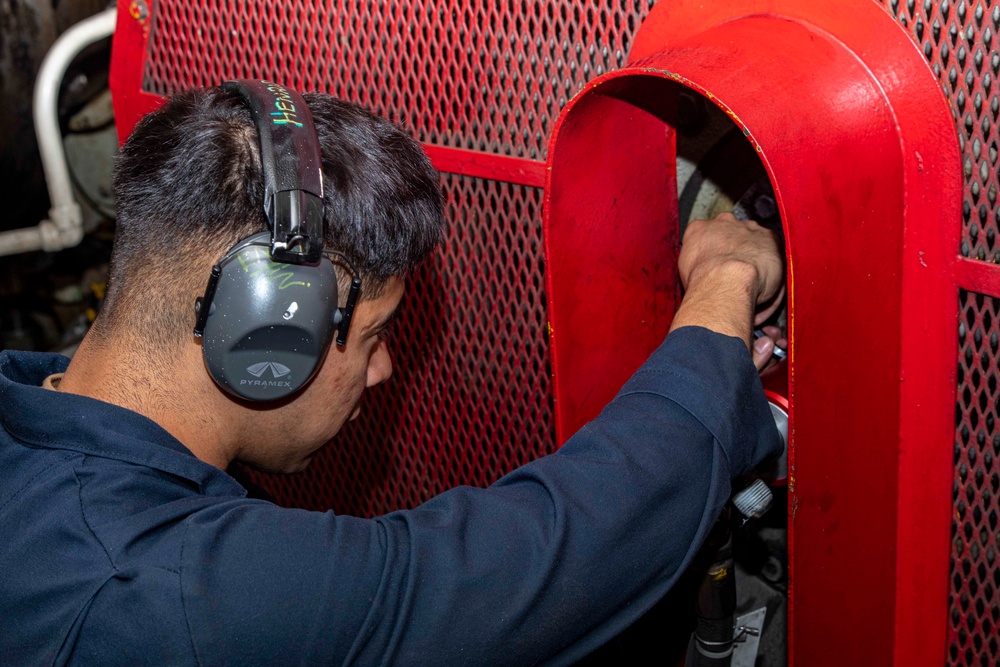 Sailors reinstall rotorseal