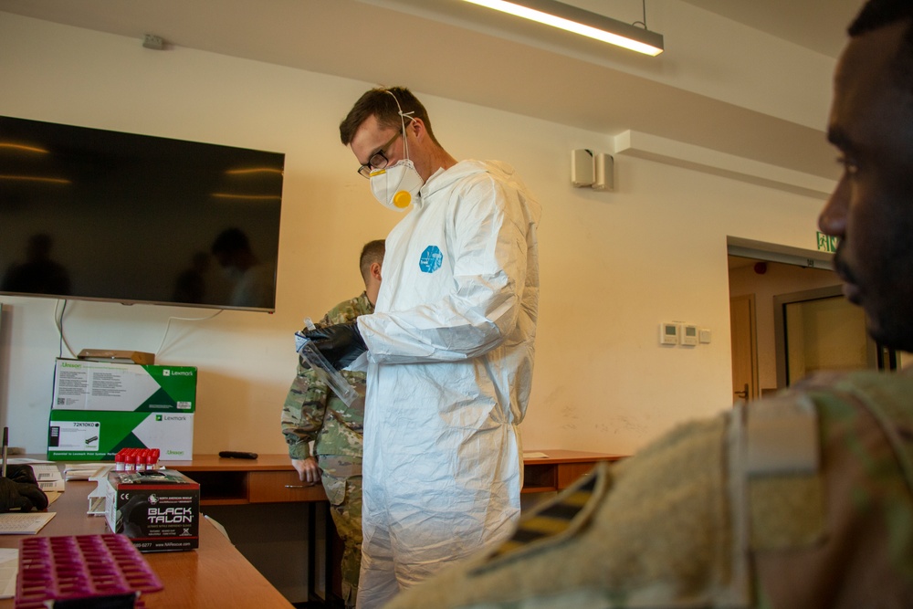 Spartans test for COVID-19 in Poland