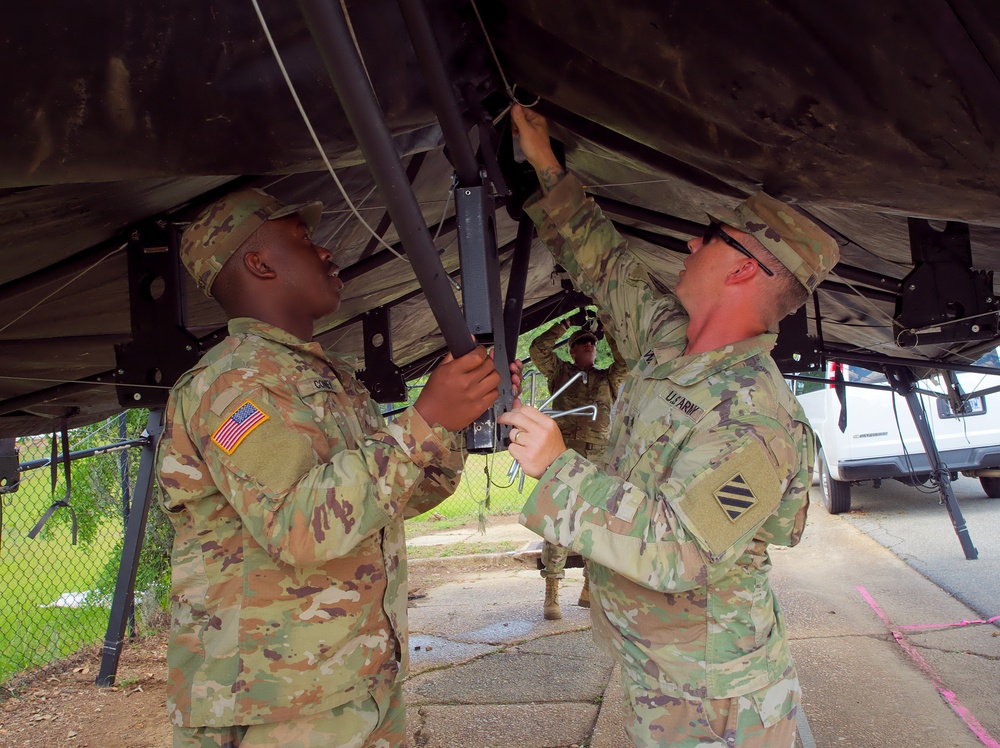 Georgia National Guard works in conjunction with Augusta University Health to increase COVID-19 testing capacity in Georgia