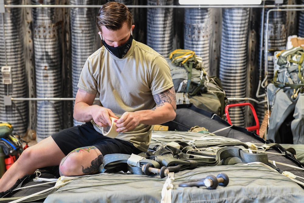 57th Rescue Squadron prepares for a mission.