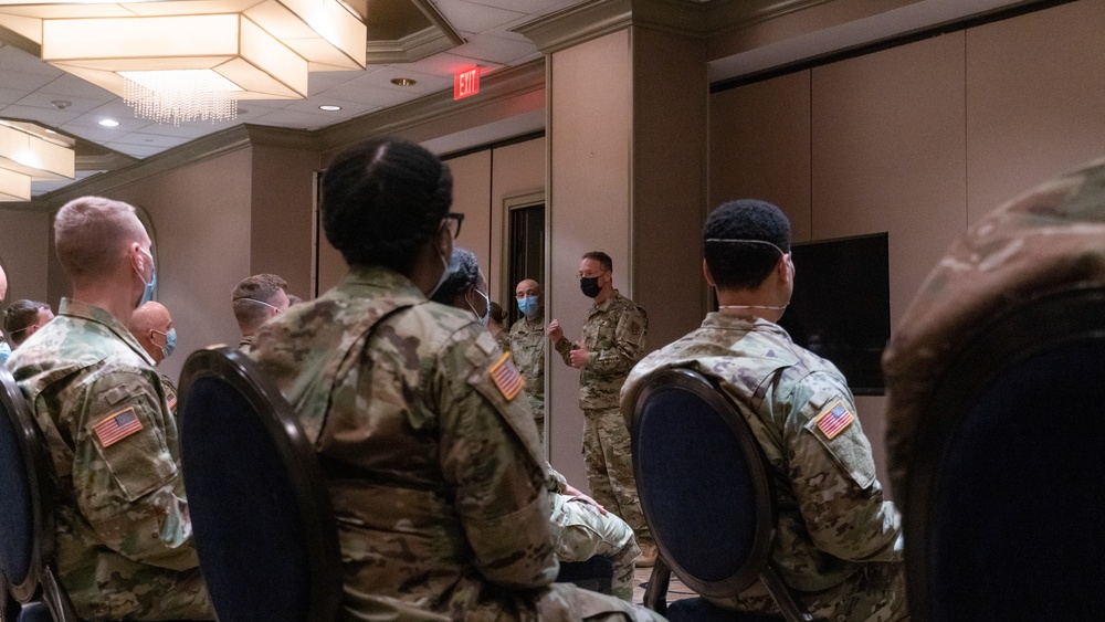 BG McCaughey Bids Medical Task Force Farewell