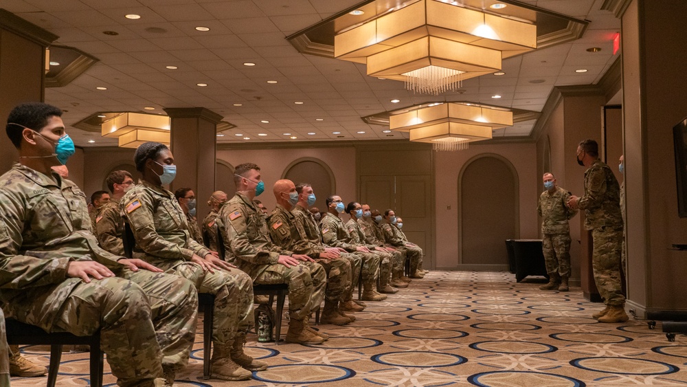 BG McCaughey Bids Medical Task Force Farewell