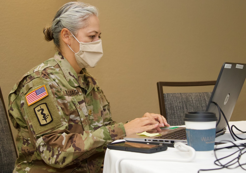 Florida National Guard supports the Department of Health with long term care facility COVID-19 testing