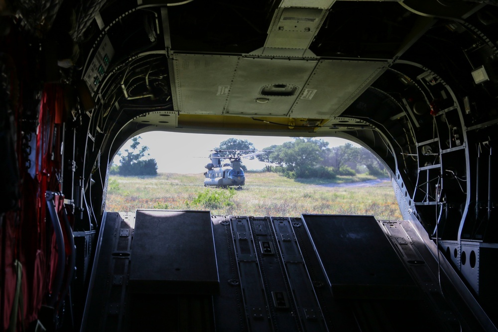 CH-47 flight with Bravo Co., 2-227, ACB, 1CD, 19May2020