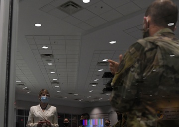 SecAF and Space Force CSO visit 45th SW