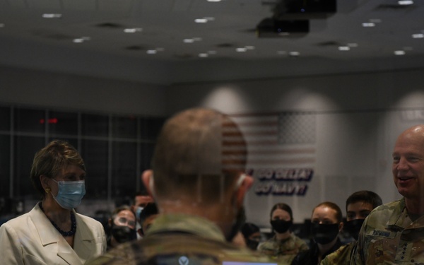 SecAF and Space Force CSO visit 45th SW