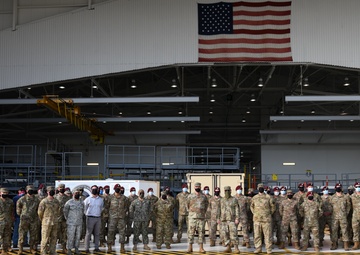 SecAF and Space Force CSO visit 45th SW