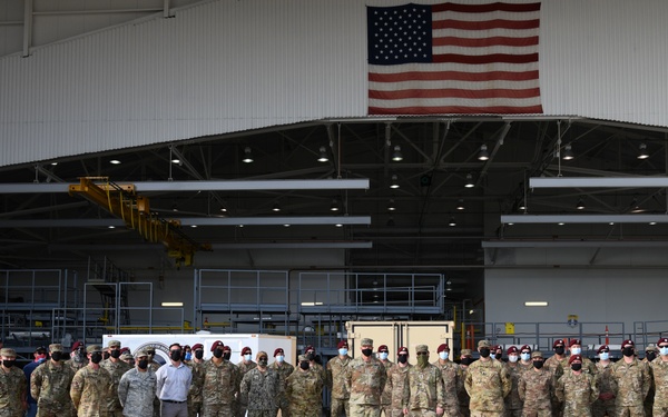 SecAF and Space Force CSO visit 45th SW