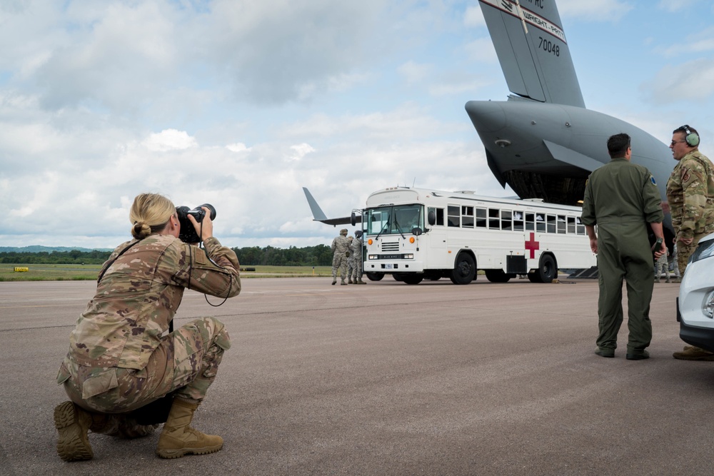 Combat Camera Airman Captures Joint Service Exercise
