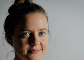 Air Force Staff Sgt. Poses for Portrait Photo During Career Field Training