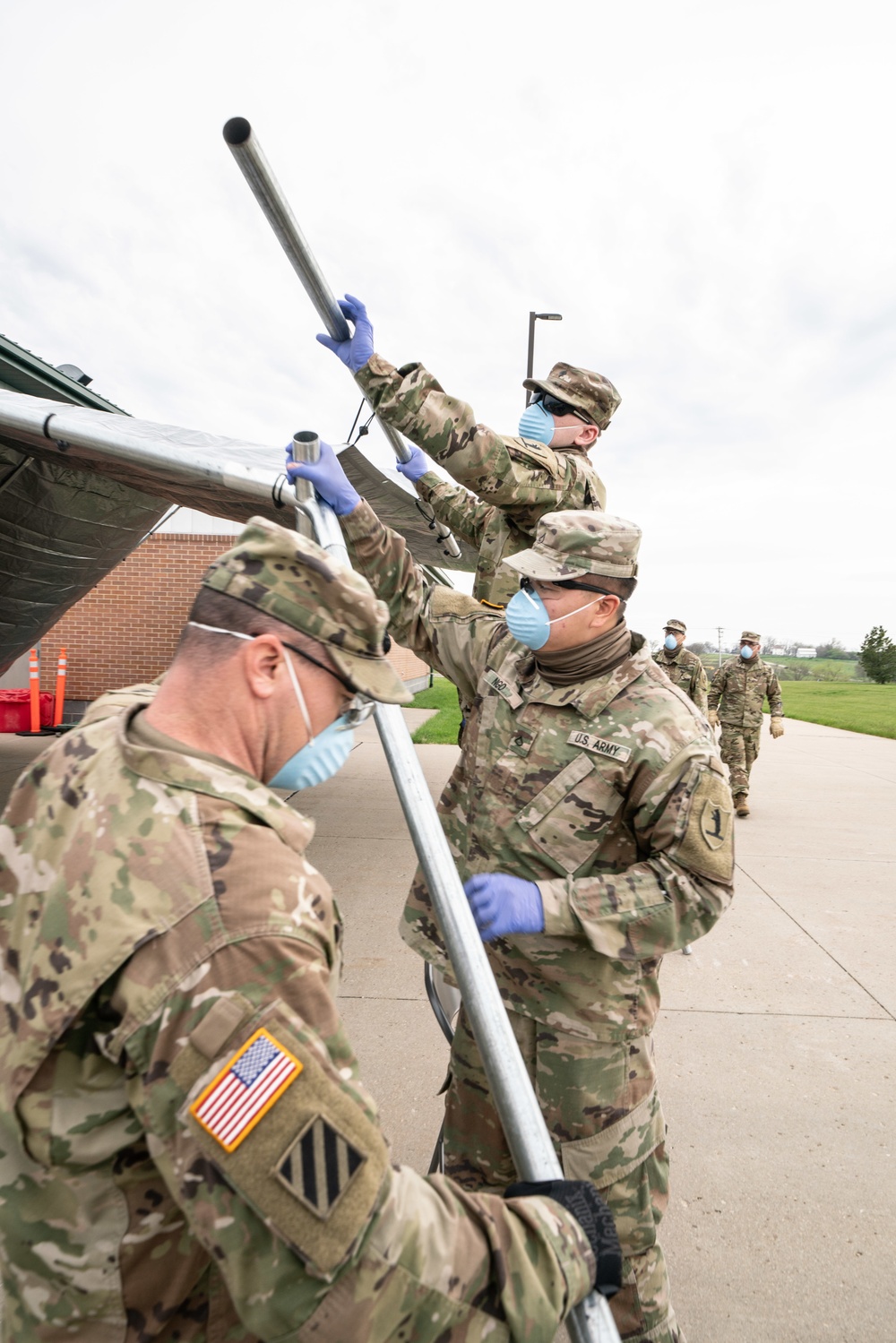Missouri Soldiers assist state agencies with Covid-19 testing