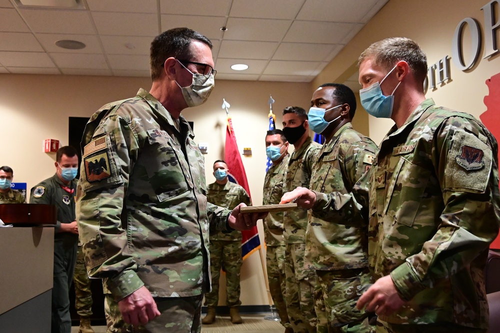 Chief of NGB observes how federal mission conducted at 118th Wing during pandemic