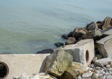 Buffalo District field team high water technical assistance in Eastlake, Ohio