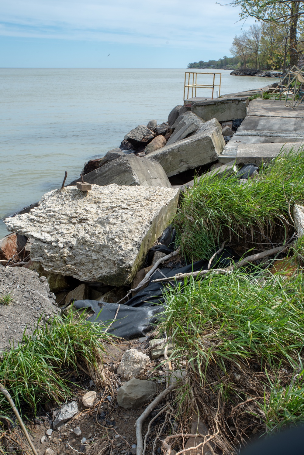 Buffalo District field team high water technical assistance in Eastlake, Ohio